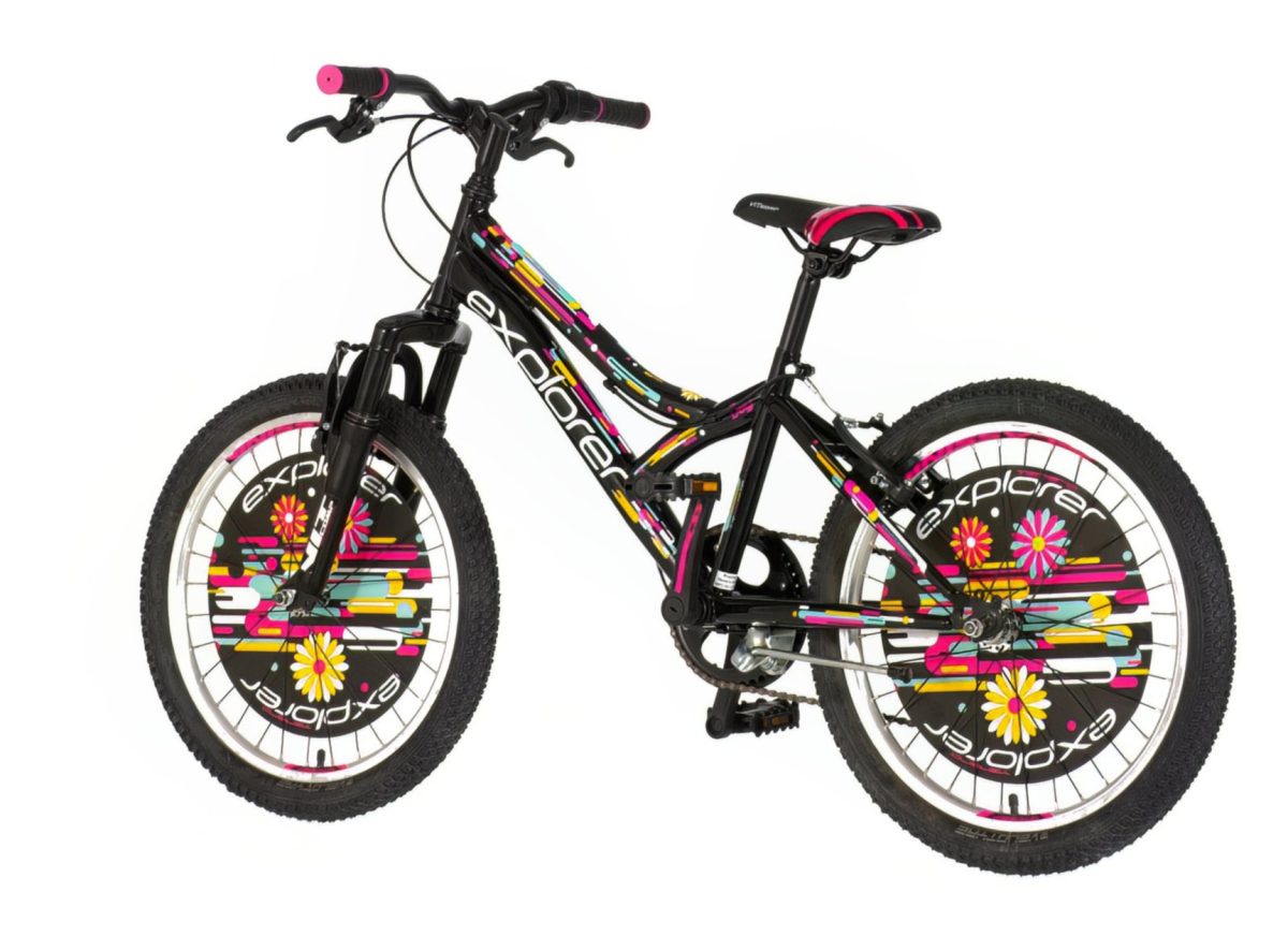 Bicikl Explorer Daisy 20" crno multikolor