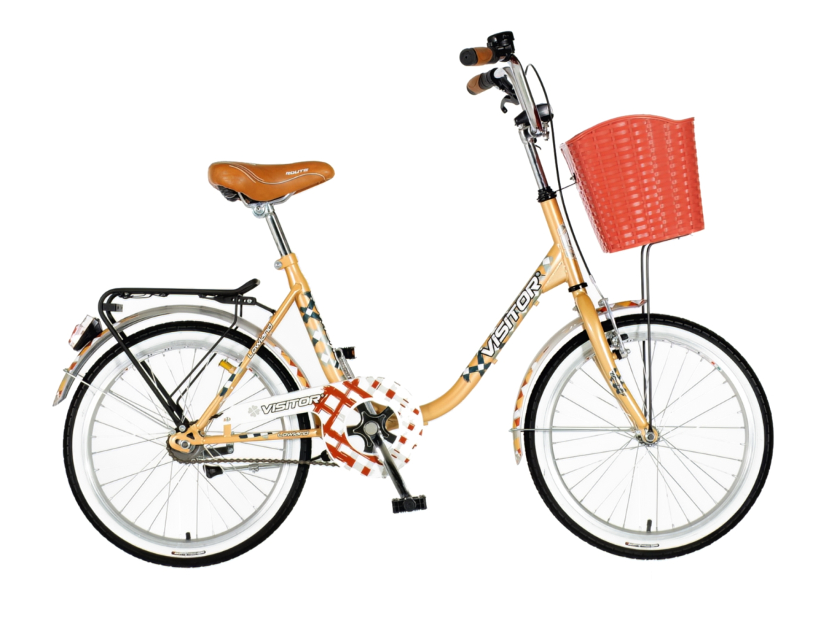Bicikl Visitor Lowland 20" braon žuti