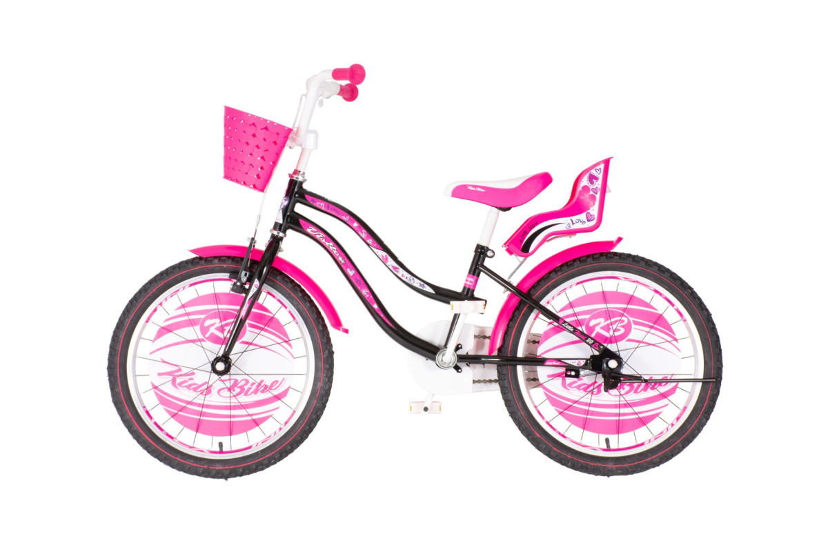 Bicikl Visitor Little heart 20" crno roze