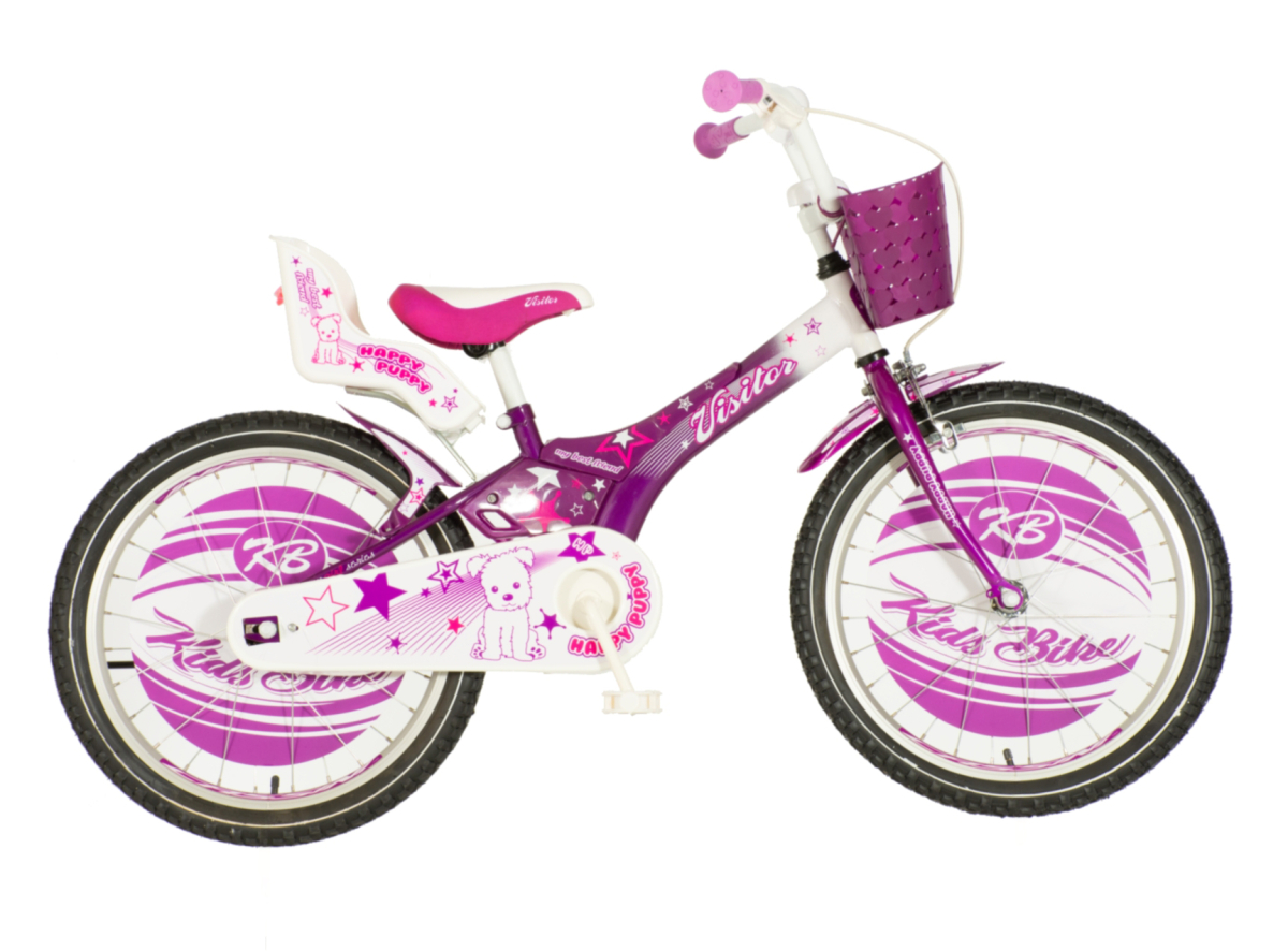 Bicikl Visitor Happy puppy 20" ljubičasto beli