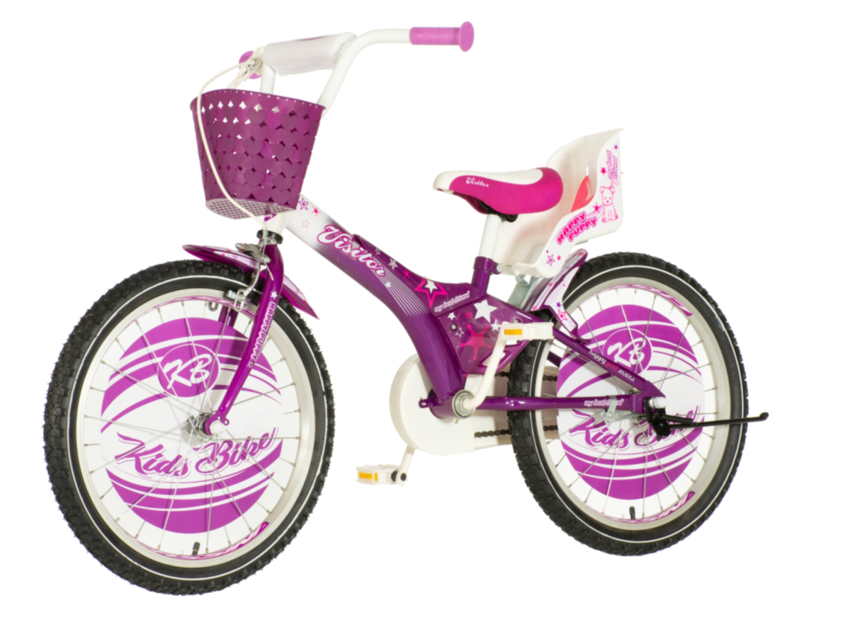 Bicikl Visitor Happy puppy 20" ljubičasto beli
