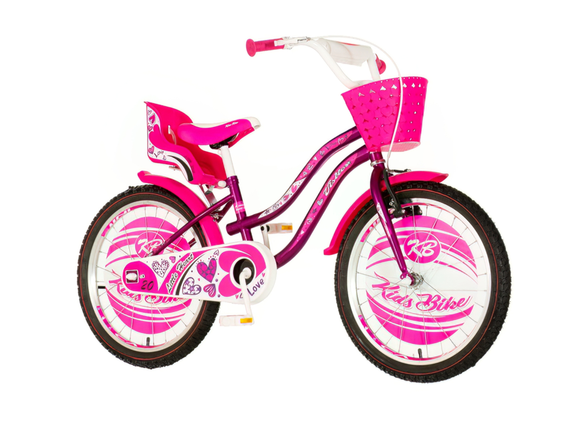 Bicikl Visitor Little heart 20"  ljubičasti