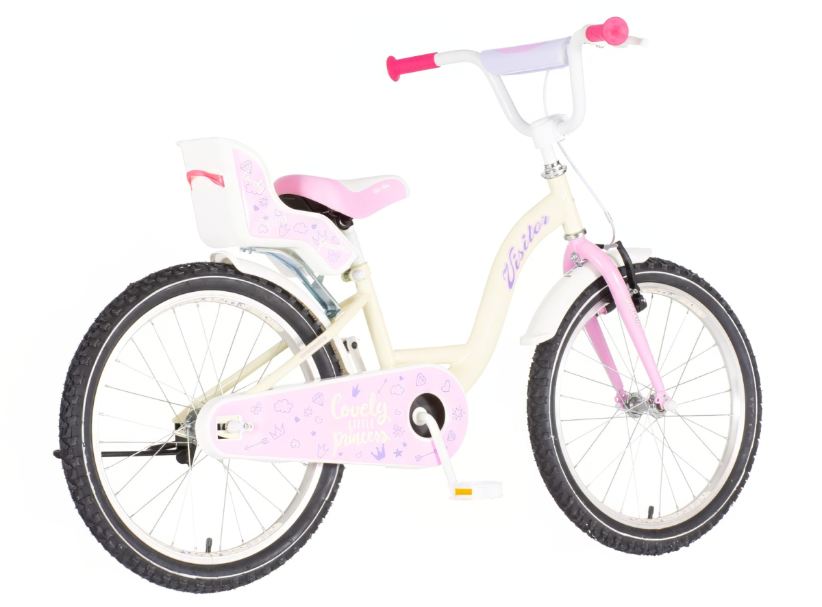 Bicikl Visitor Lovely little princess 20" belo roze