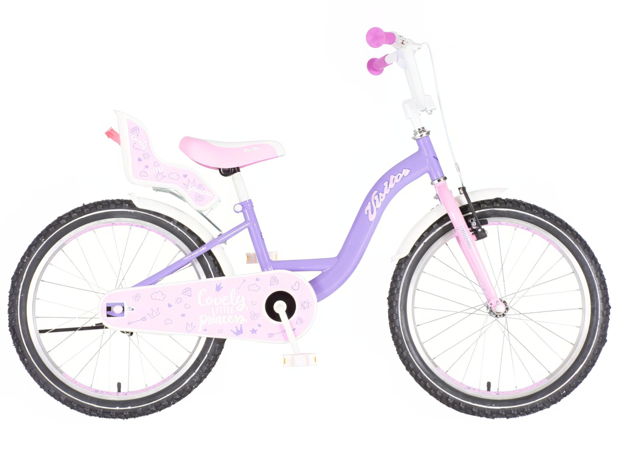 Bicikl Visitor Lovely little princess 20" ljubičasti