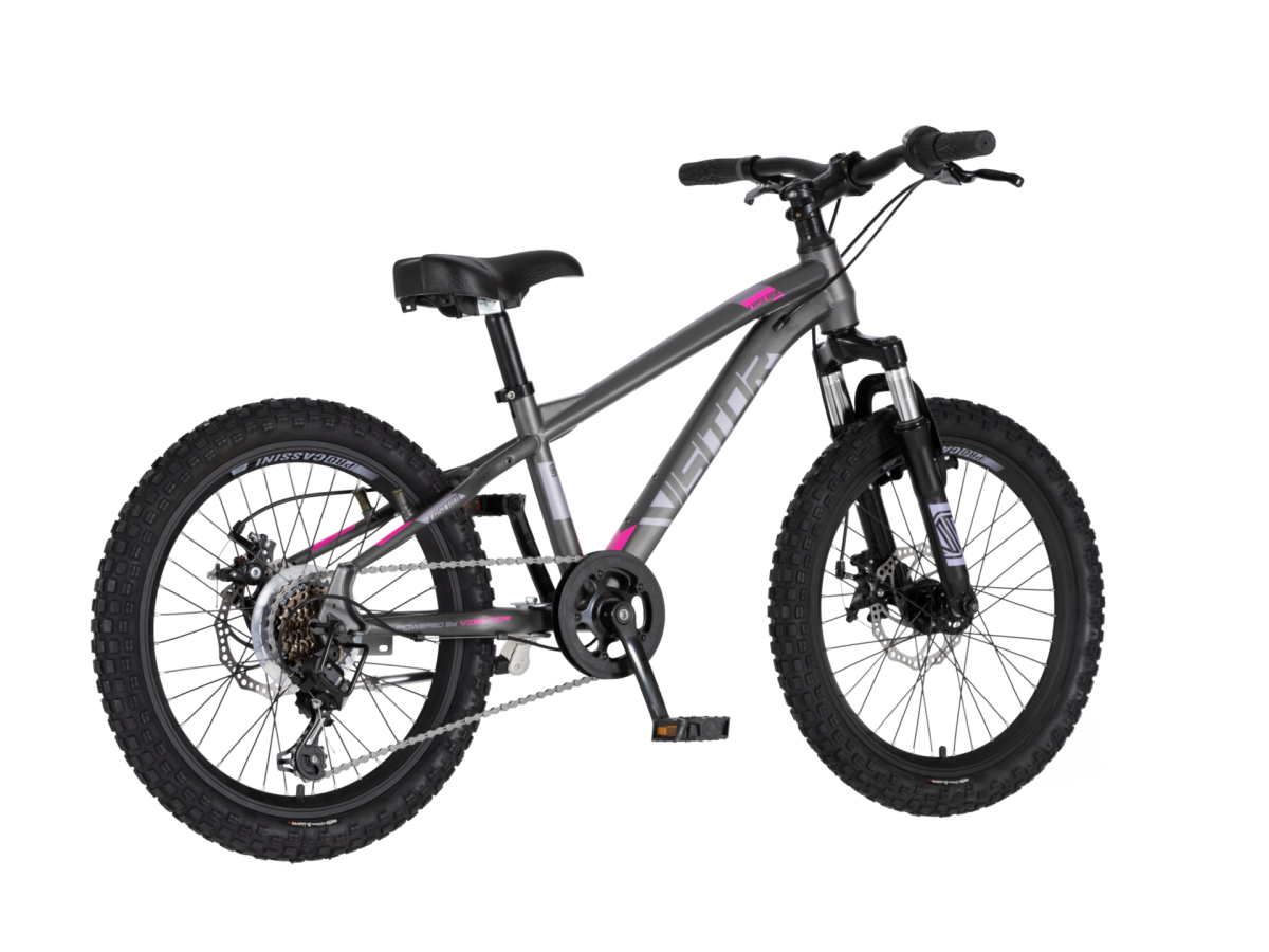 Bicikl Visitor Cascade 20" sivo roze