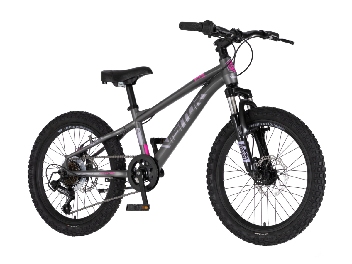 Bicikl Visitor Cascade 20" sivo roze