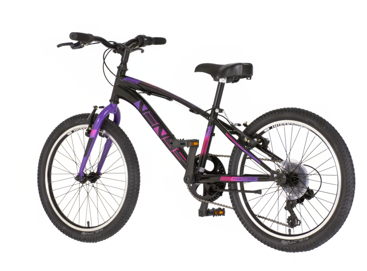 Bicikl Venssini Arcadia 20" crno ljubičasti