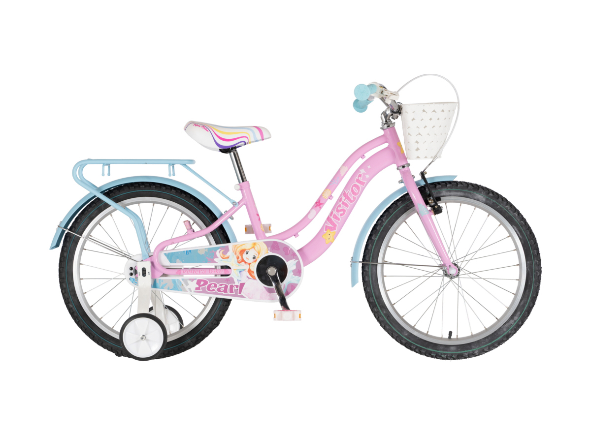 BICIKL KIDS VISITOR PEARL 20" 10" V-BRAKE  KONTRA 115-135CM (20") ROZE