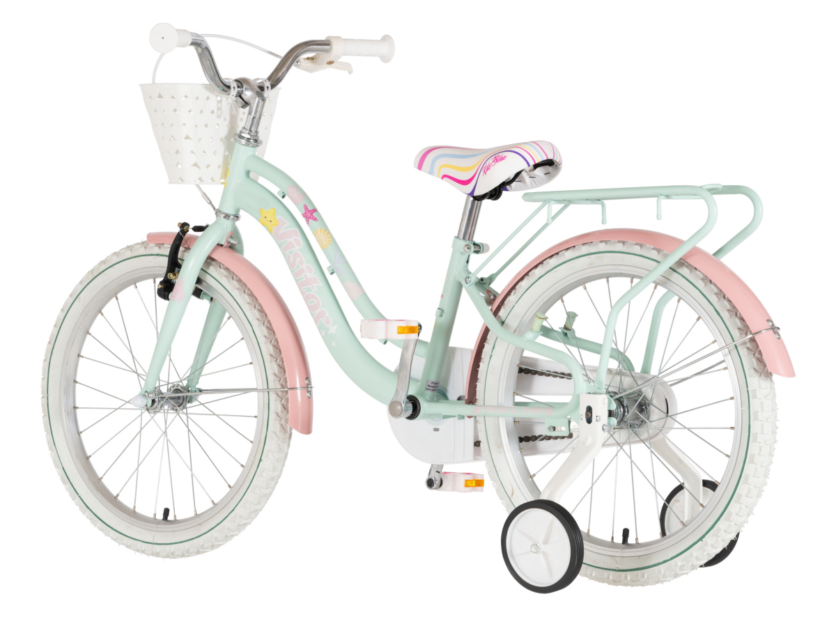 BICIKL KIDS VISITOR PEARL 20" 10" V-BRAKE  KONTRA 115-135CM (20") TIRKIZ