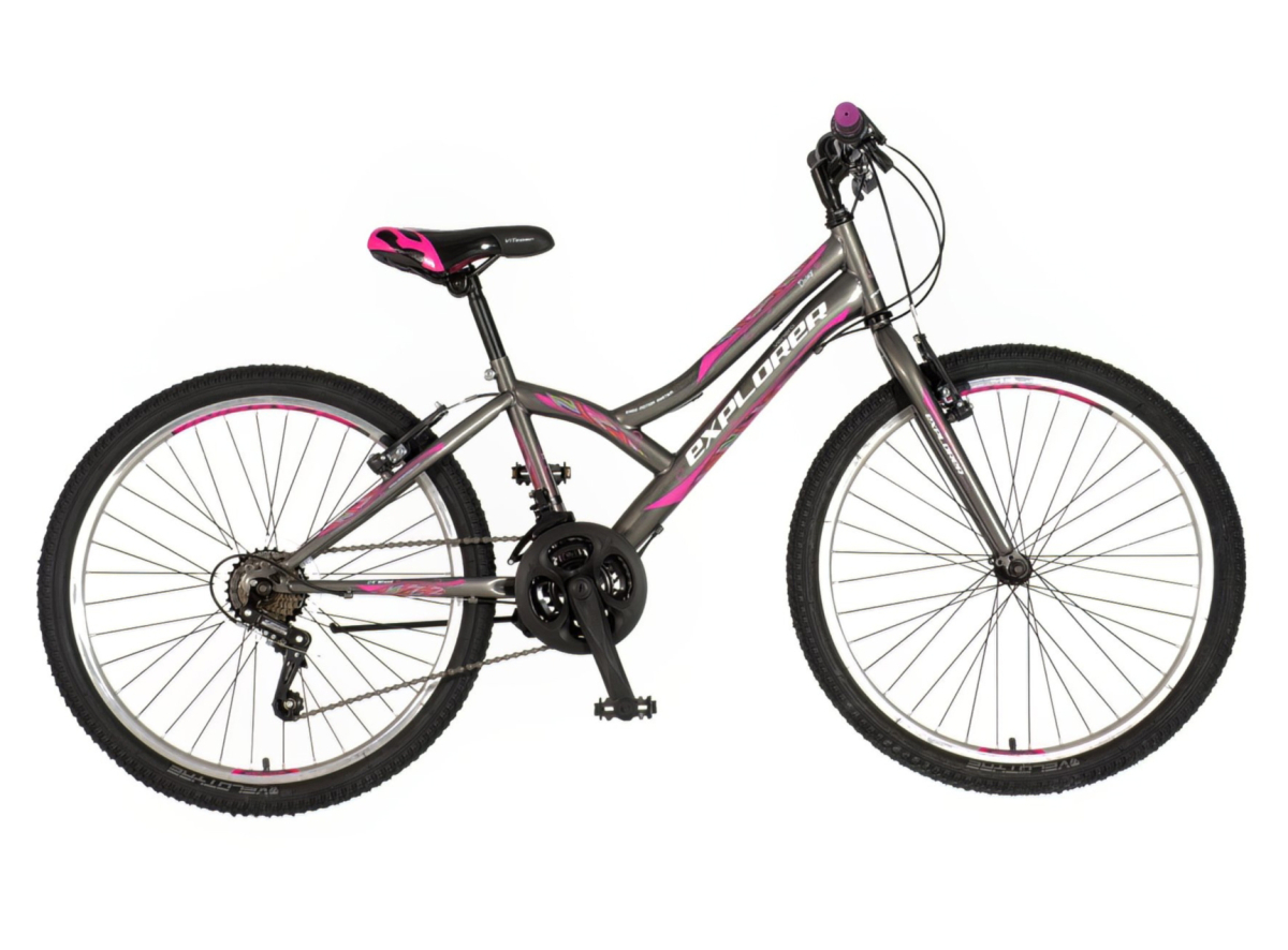 Bicikl Explorer Spy Daisy 24"  sivo roze