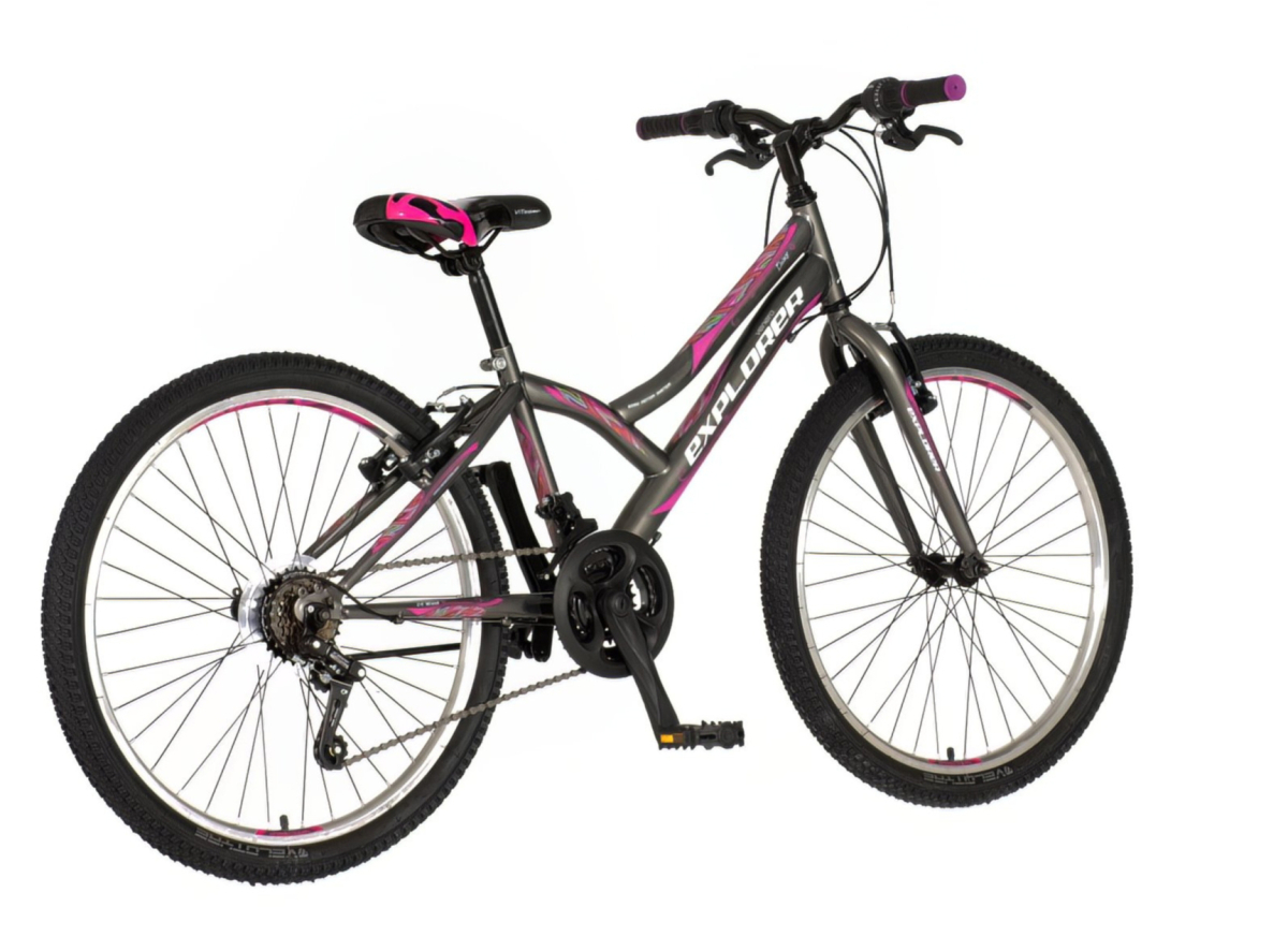 Bicikl Explorer Spy Daisy 24"  sivo roze