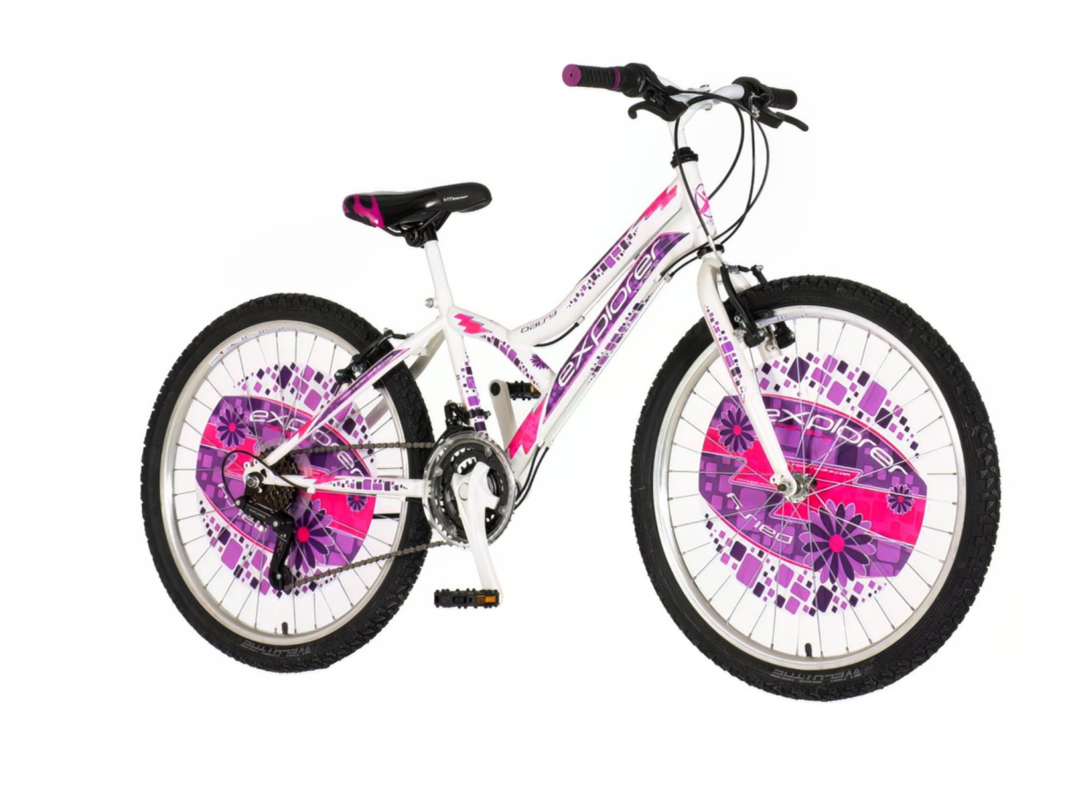 Bicikl Explorer Spy Daisy 24"  belo ljubičasti