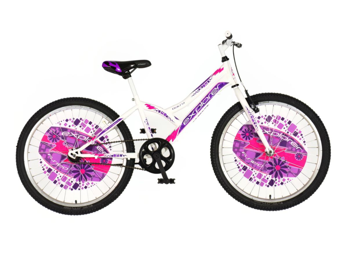 Bicikl Explorer Spy Daisy 24" belo ljubičasti