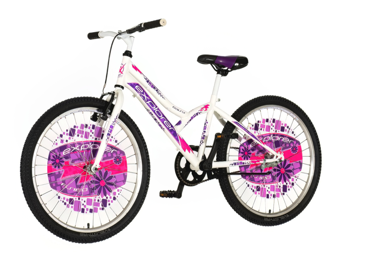 Bicikl Explorer Spy Daisy 24" belo ljubičasti