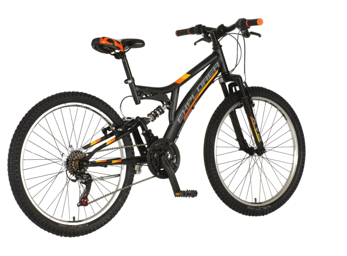 Bicikl Explorer Thunder 24" crno narandžasti 21 brzina
