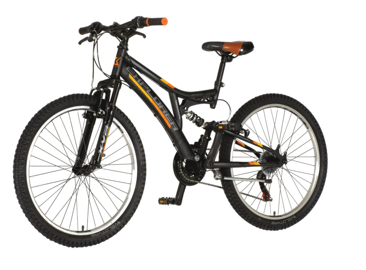 Bicikl Explorer Thunder 24" crno narandžasti 21 brzina