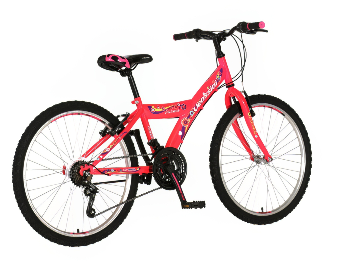 Bicikl Venssini Parma 24" roze ljubičasti