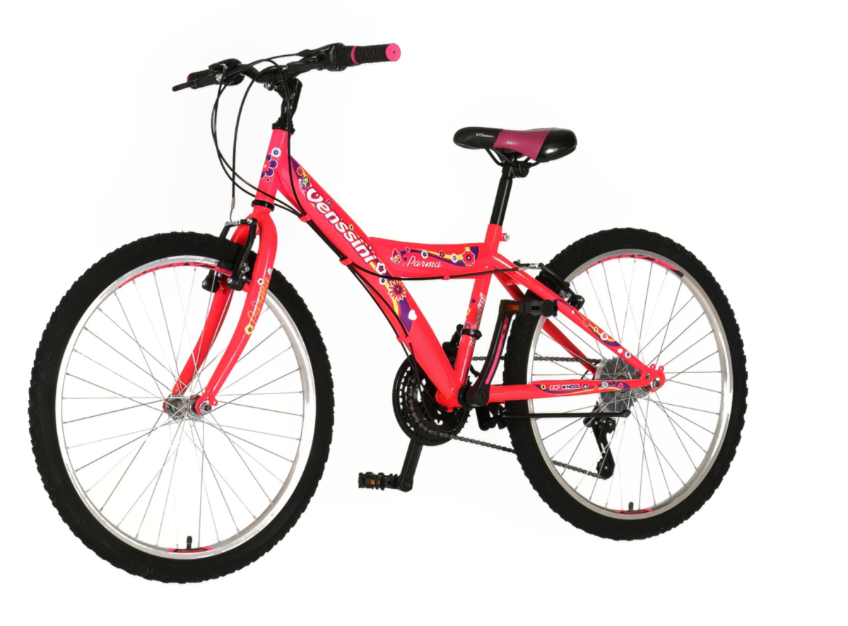 Bicikl Venssini Parma 24" roze ljubičasti