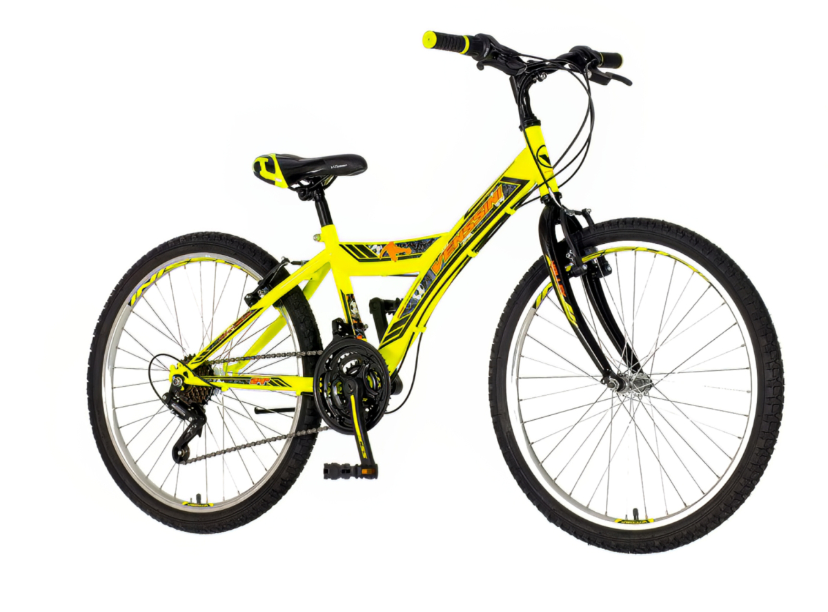 Bicikl Venssini Parma 24"  neon žuti