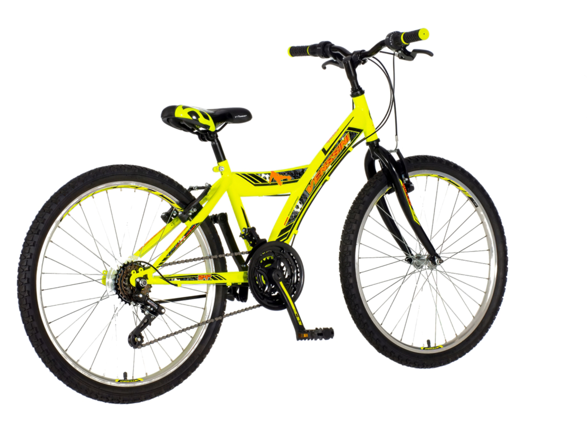 Bicikl Venssini Parma 24"  neon žuti