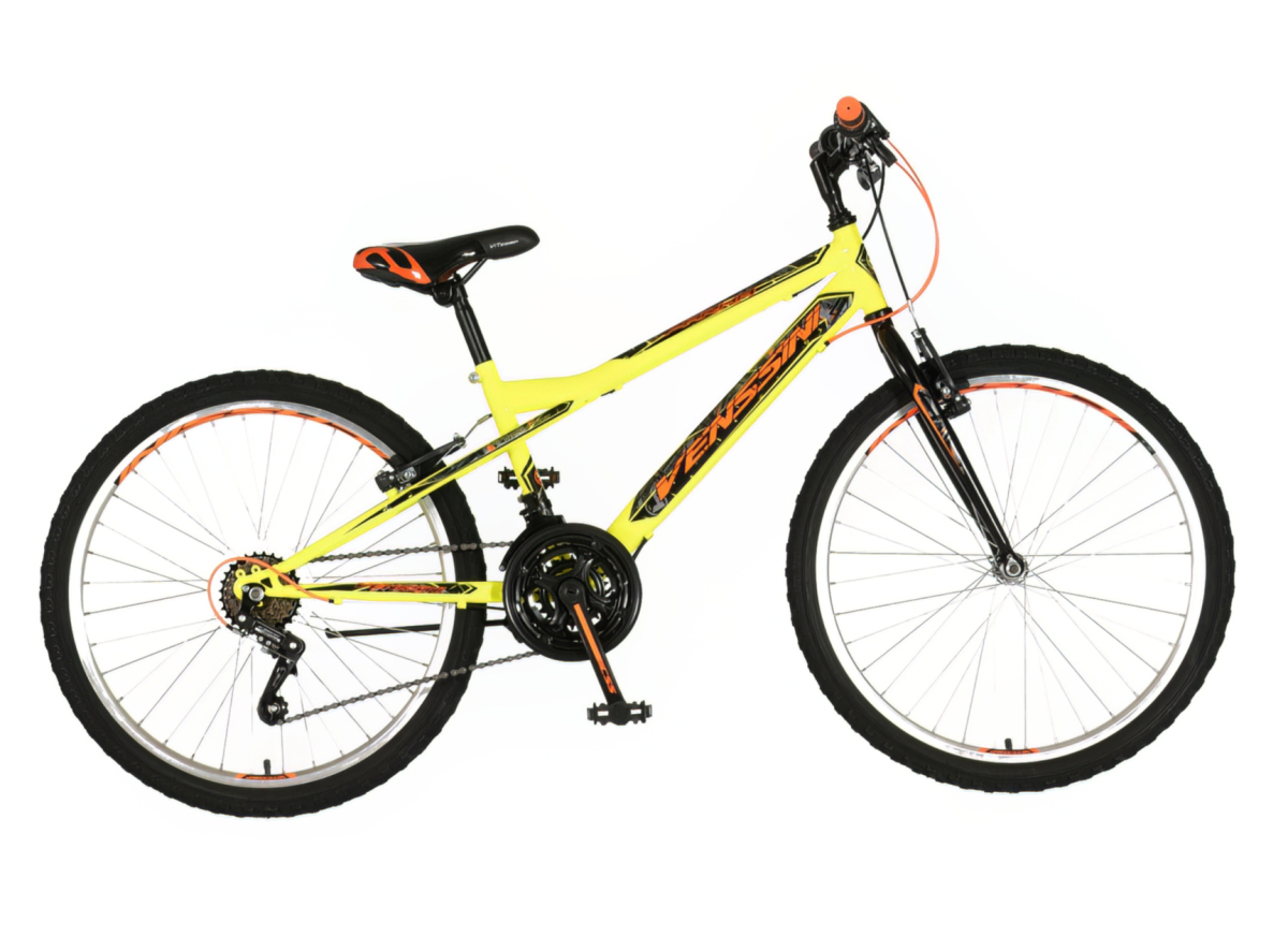 Bicikl Venssini Parma 24" neon žuto narandžasti