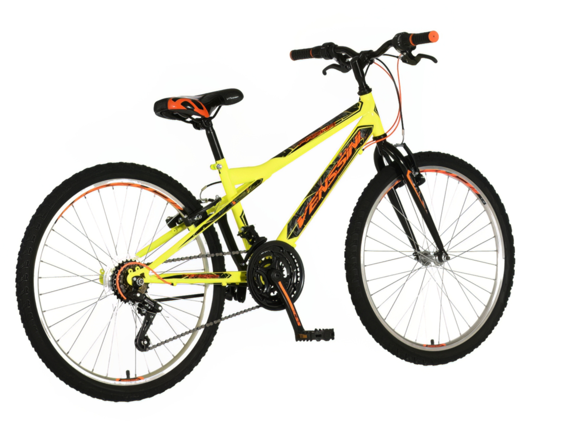 Bicikl Venssini Parma 24" neon žuto narandžasti
