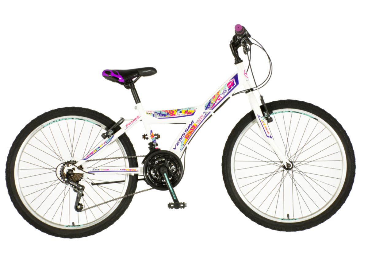 Bicikl Venssini Parma 24" belo multikolor