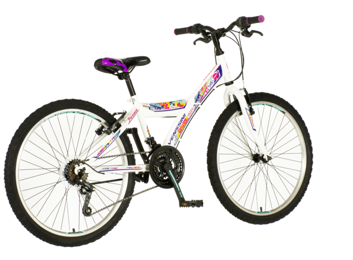 Bicikl Venssini Parma 24" belo multikolor