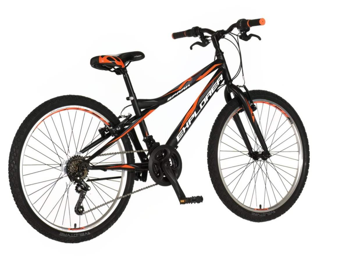 Bicikl Explorer Spark 24" crno narandžasti