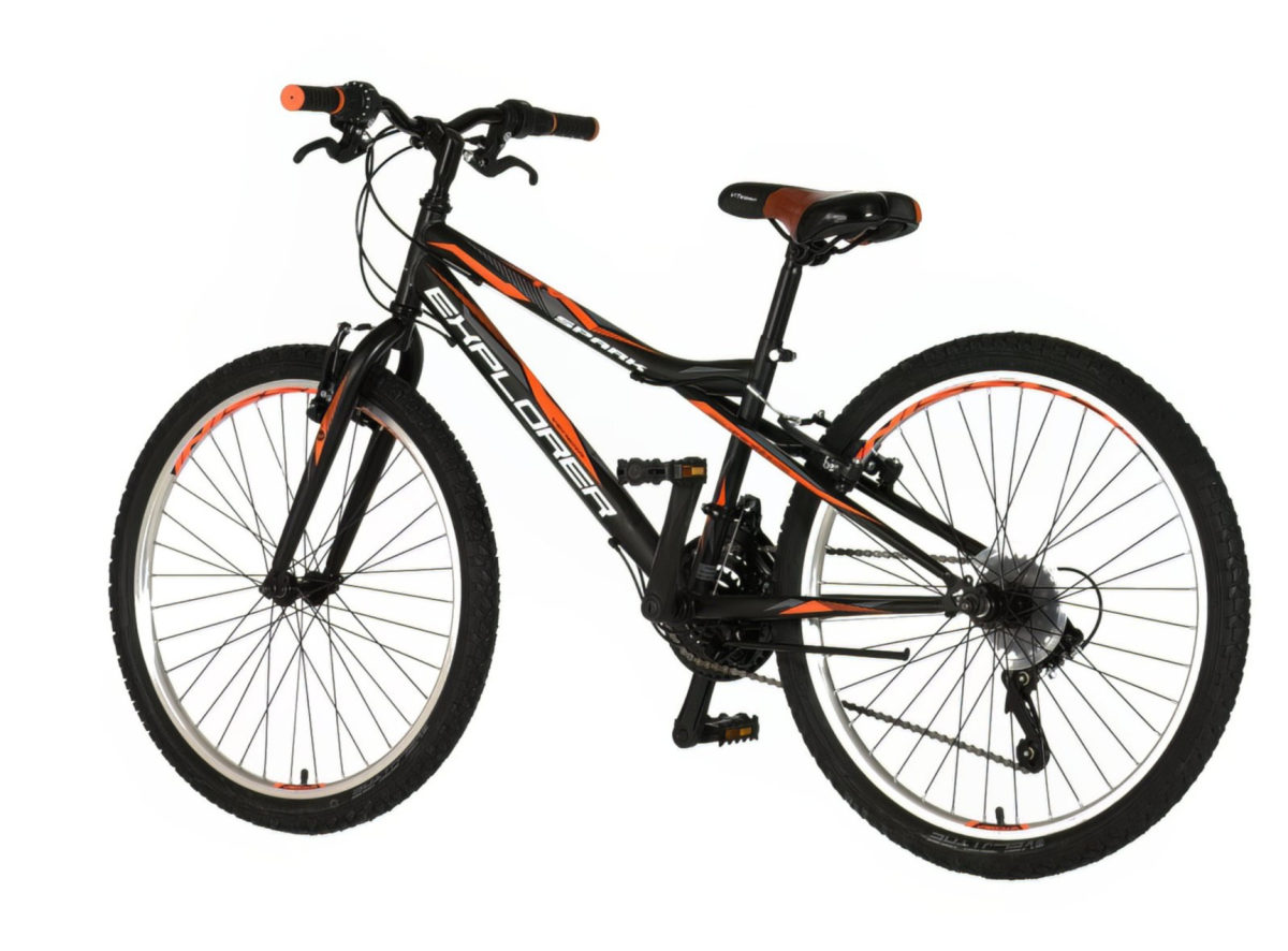 Bicikl Explorer Spark 24" crno narandžasti