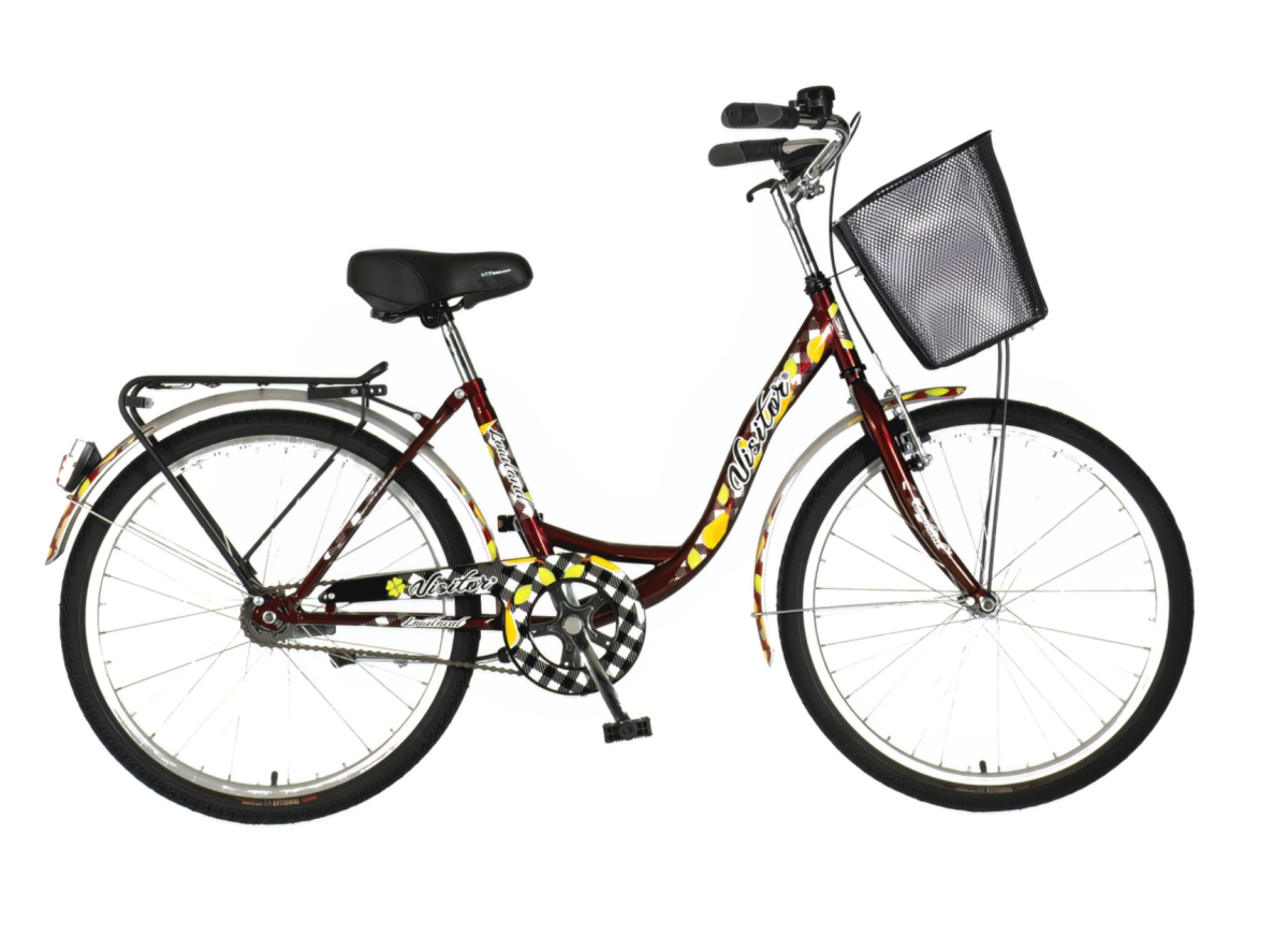 Bicikl Visitor Lowland 24"  bordo žuti