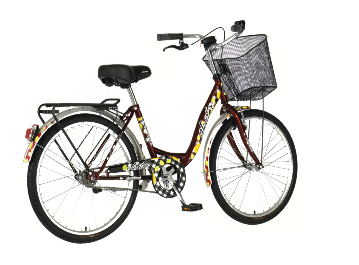 Bicikl Visitor Lowland 24"  bordo žuti