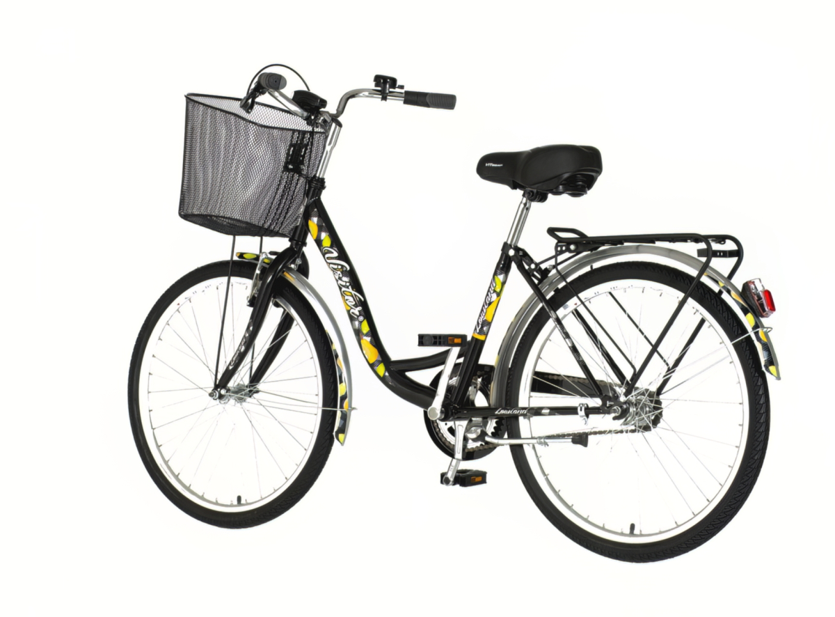 Bicikl Visitor Lowland 24" crno žuti
