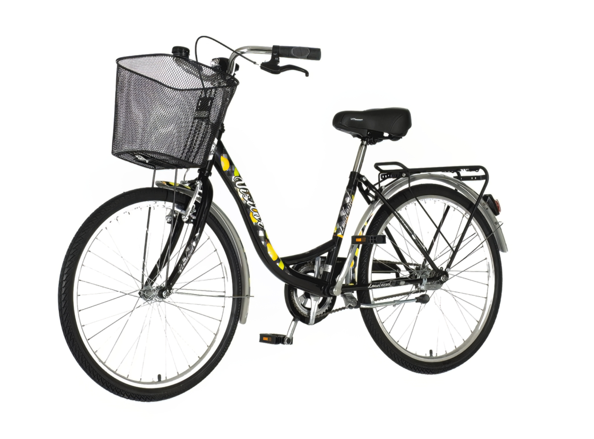 Bicikl Visitor Lowland 24" crno žuti