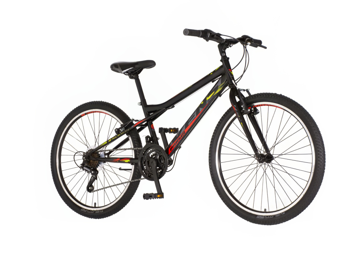 Bicikl Venssini Parma 24" crno crveni
