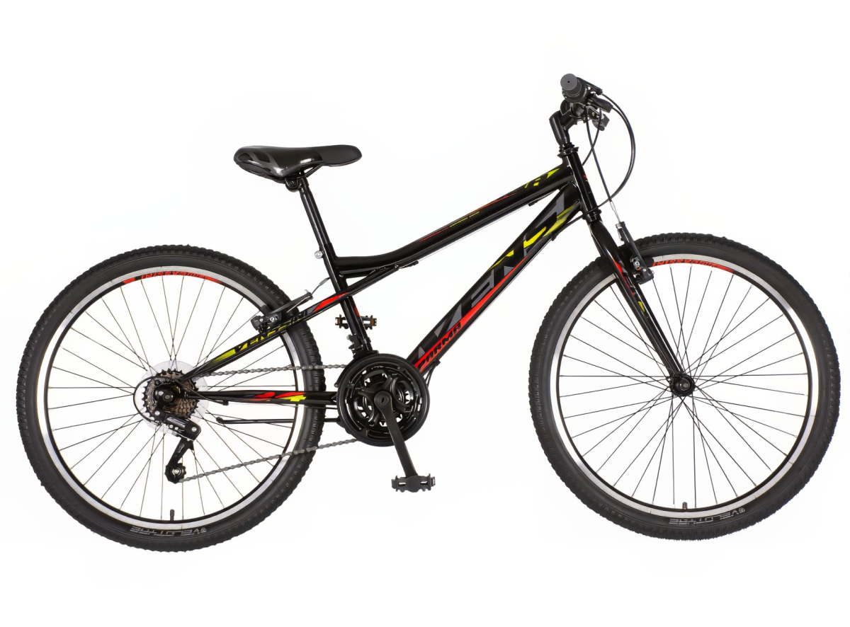 Bicikl Venssini Parma 24" crno crveni