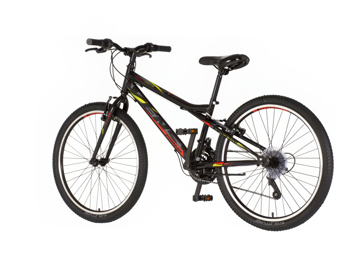 Bicikl Venssini Parma 24" crno crveni