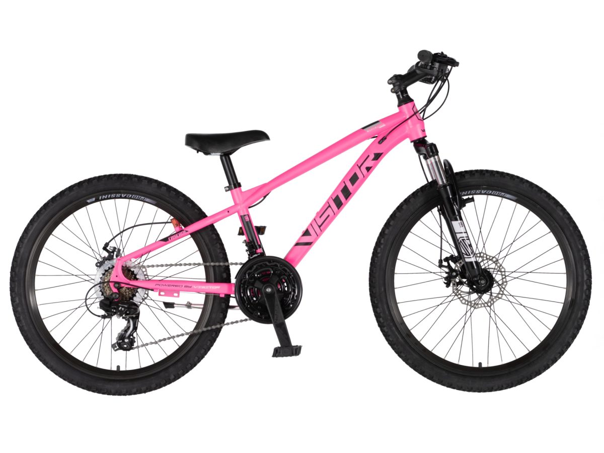 Bicikl Visitor Cascade 24" roze crni