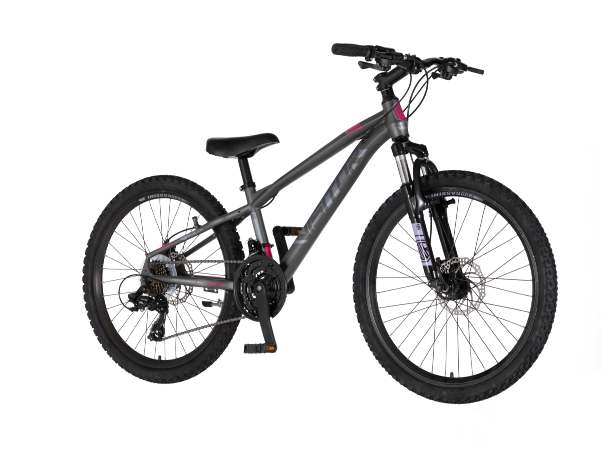 Bicikl Visitor Cascade 24" sivo roze