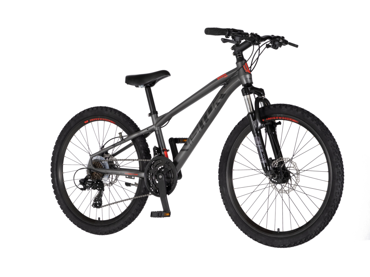 Bicikl Visitor Cascade 24" sivo crveni