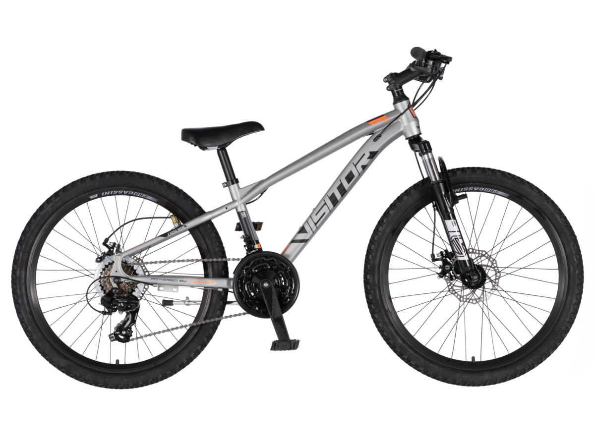Bicikl Visitor Cascade 24" srebrno narandžasti