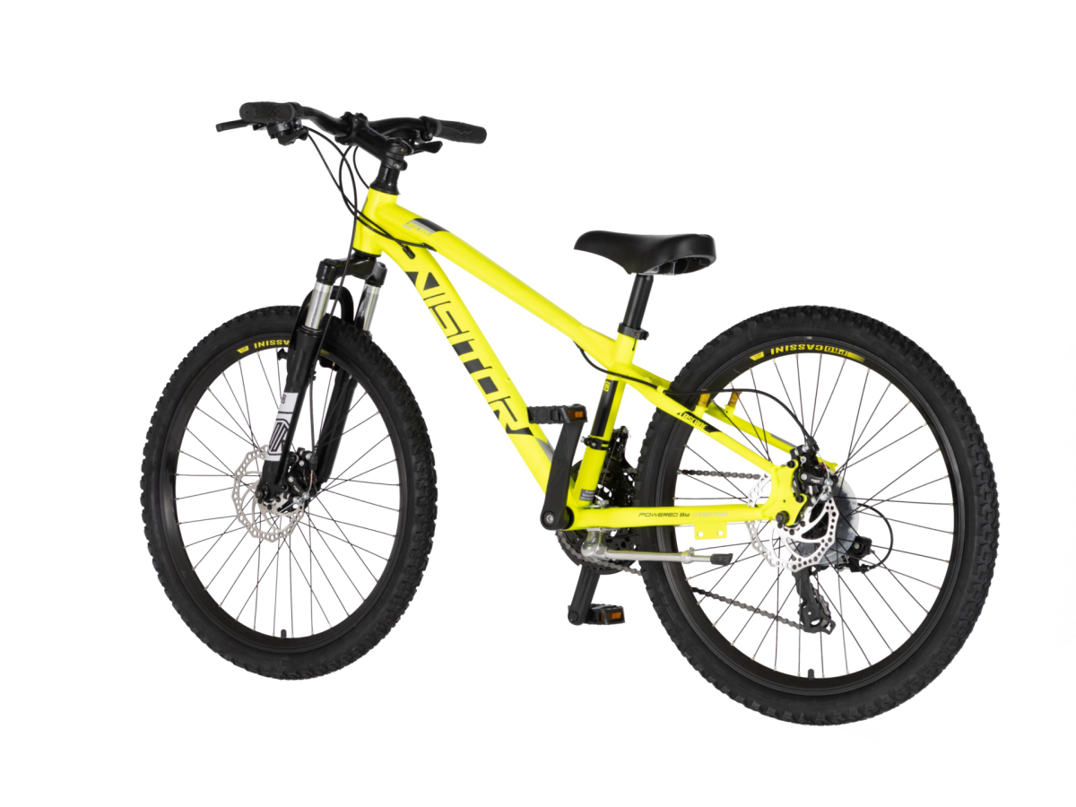 Bicikl Visitor Cascade 24" neon žuto crni