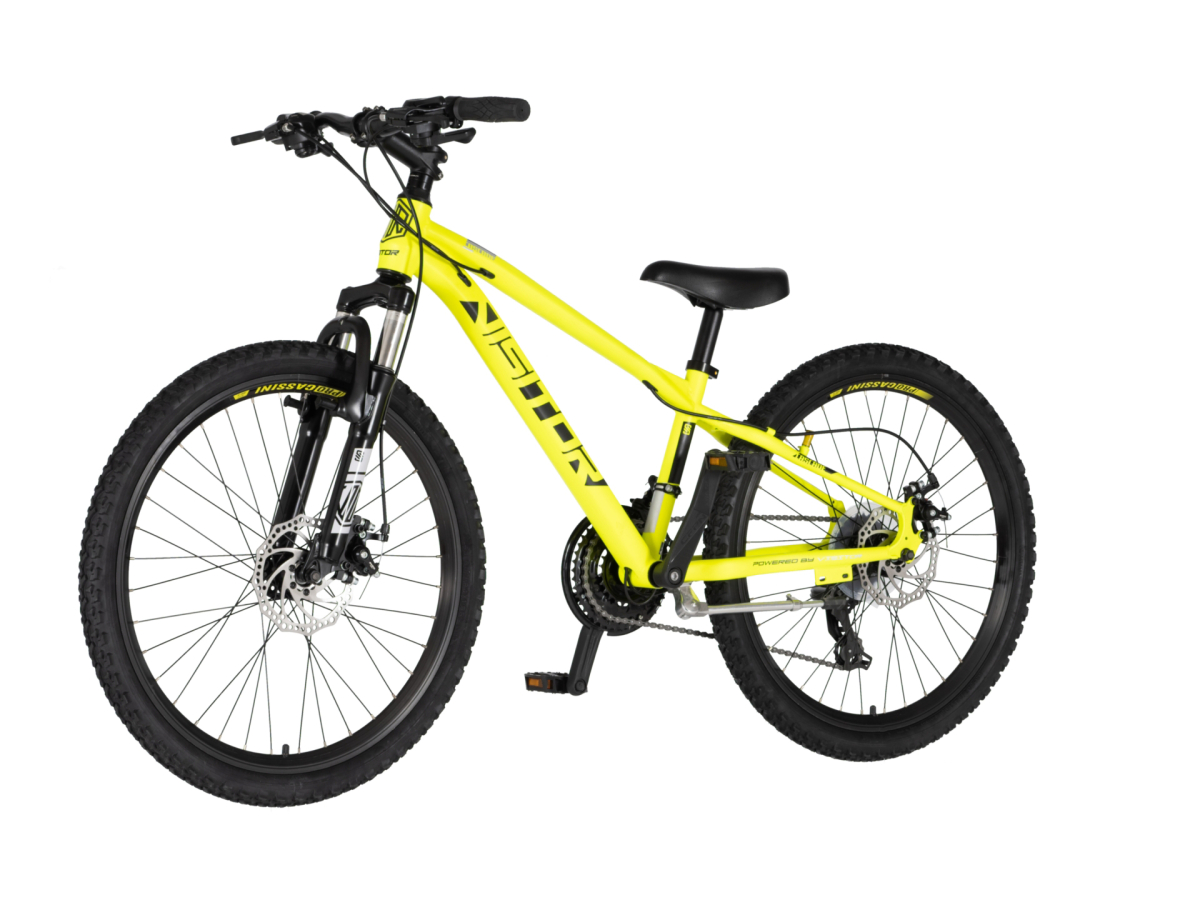 Bicikl Visitor Cascade 24" neon žuto crni