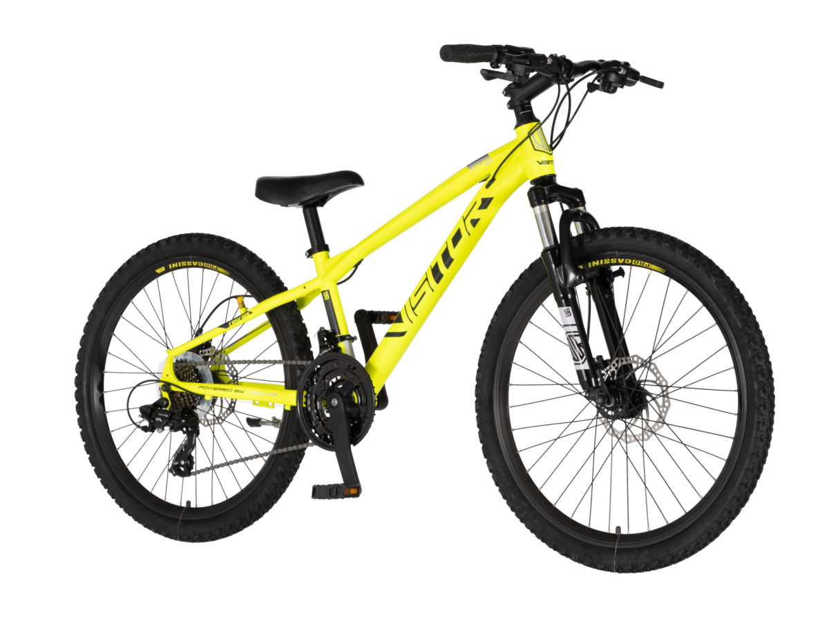 Bicikl Visitor Cascade 24" neon žuto crni