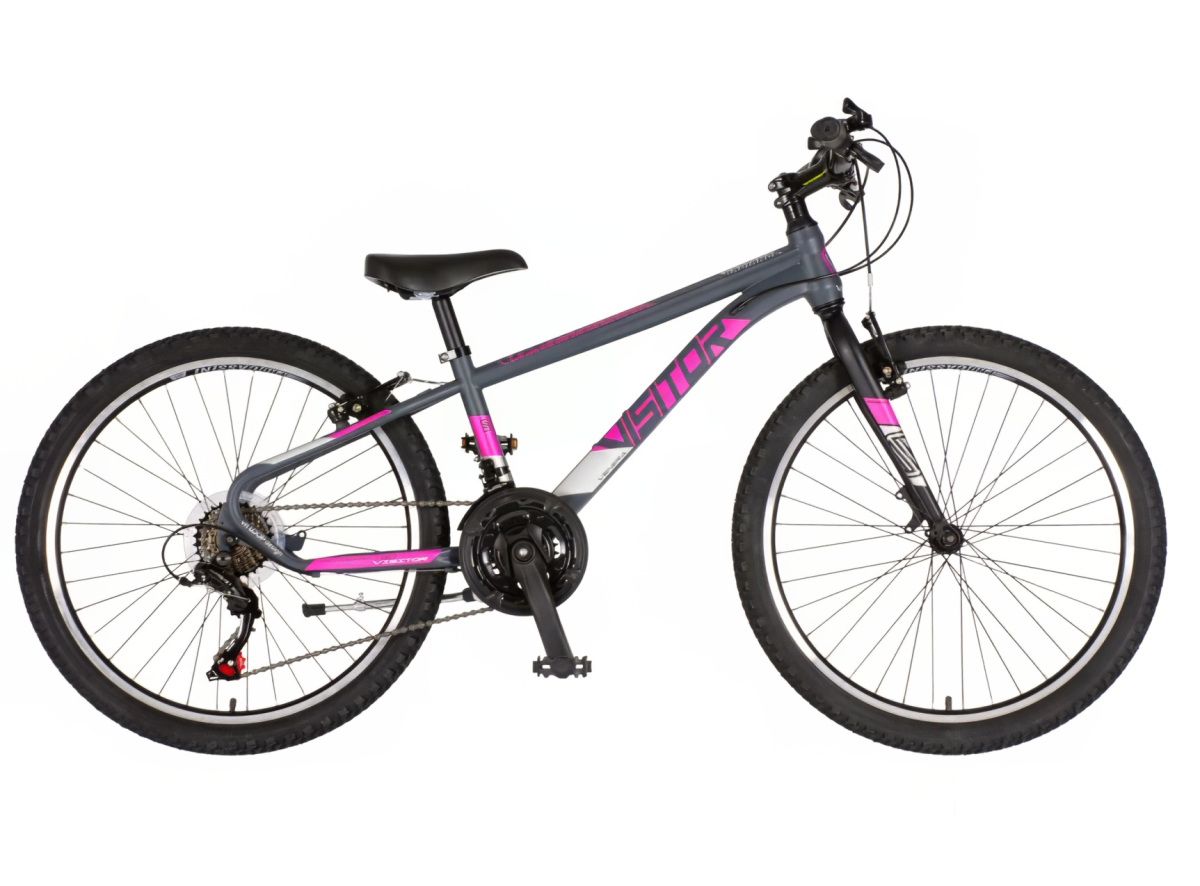 Bicikl Visitor Radiance 24" sivo roze