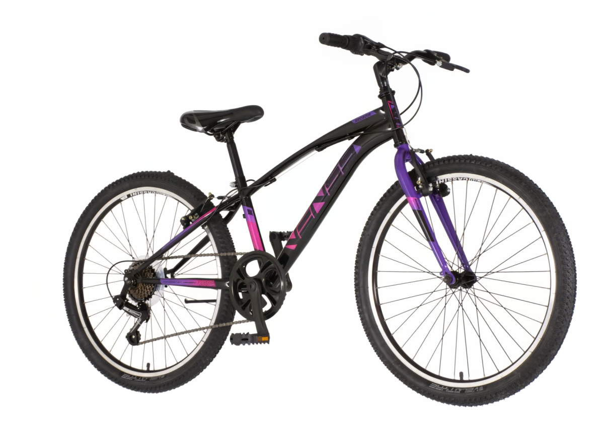 Bicikl Venssini Arcadia 24" crno ljubičasti