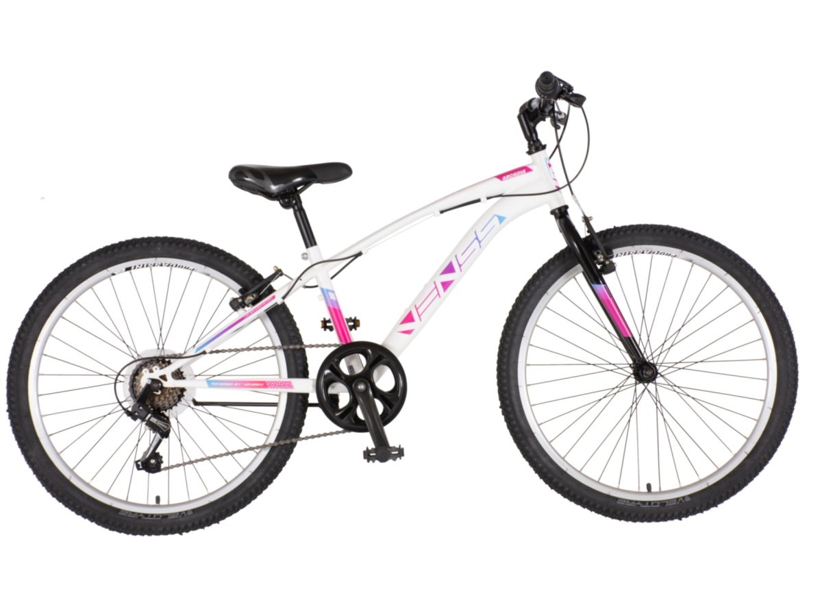 Bicikl Venssini Arcadia 24" belo roze