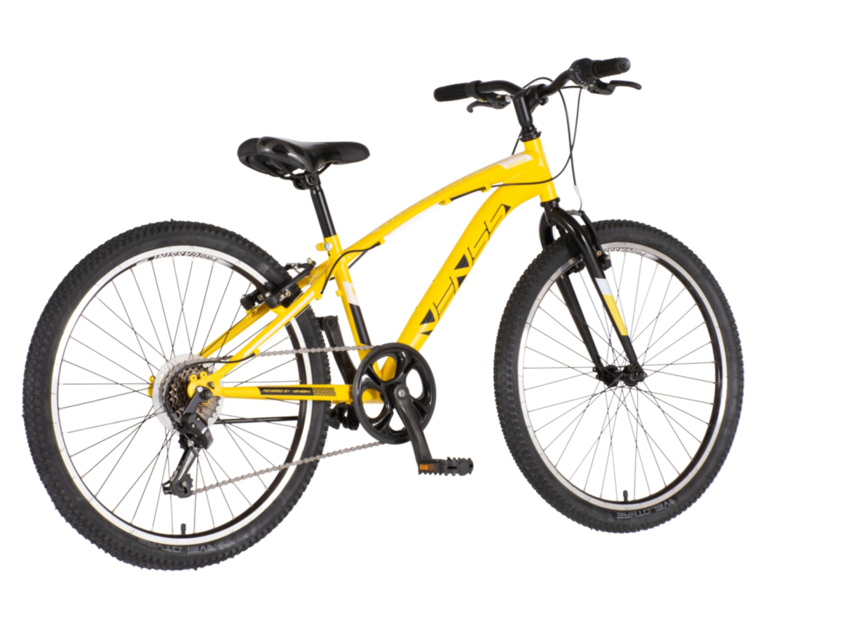 Bicikl Venssini Arcadia 24" žuto crni