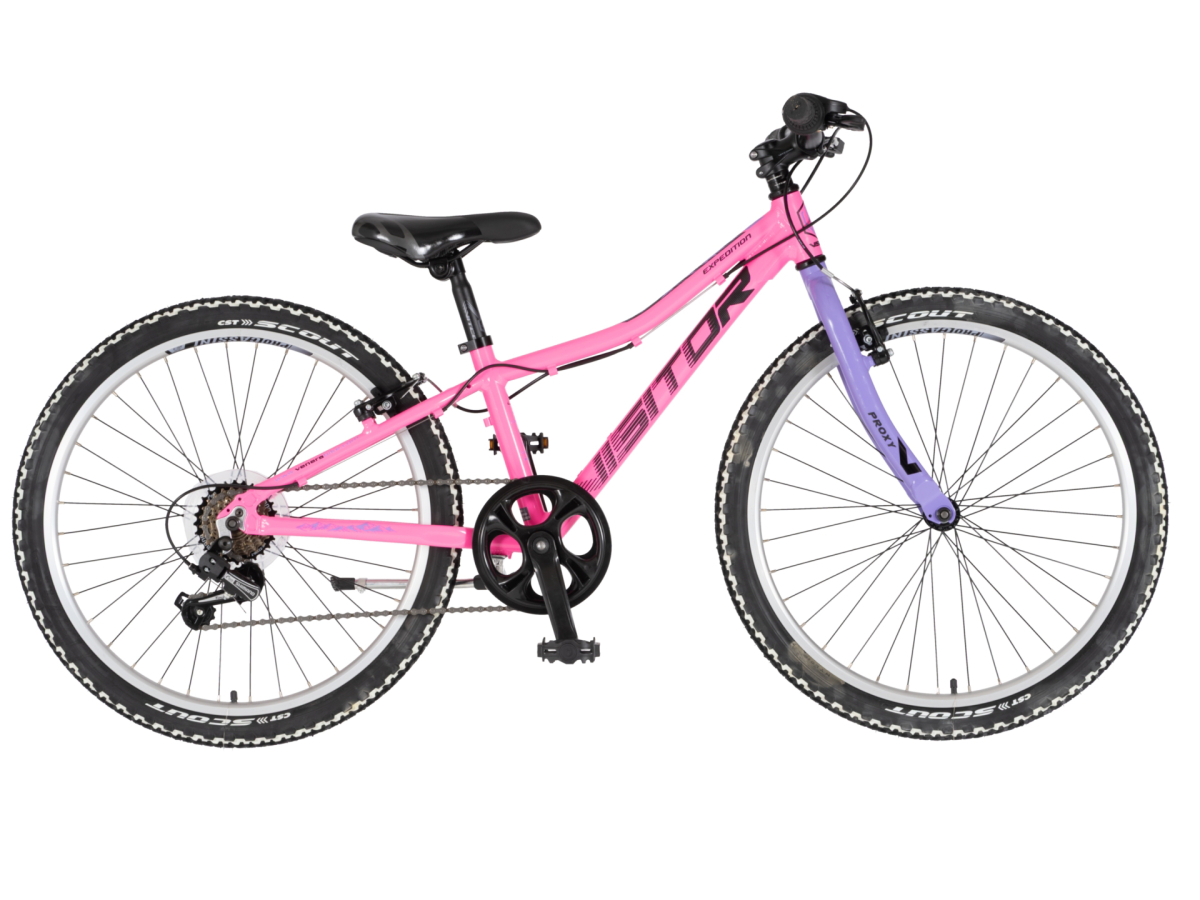 Bicikl Visitor Proxy 24" roze ljubičasti