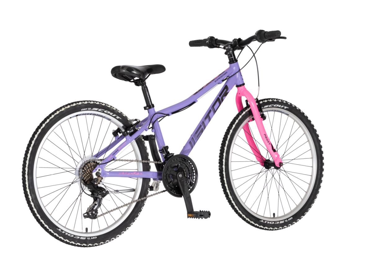 Bicikl Visitor Proxy Start 2.1 24" ljubičasto rozi